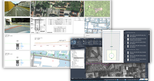 integrazione bim gis reti più