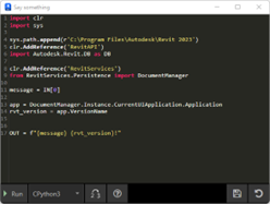 Dynamo con Python