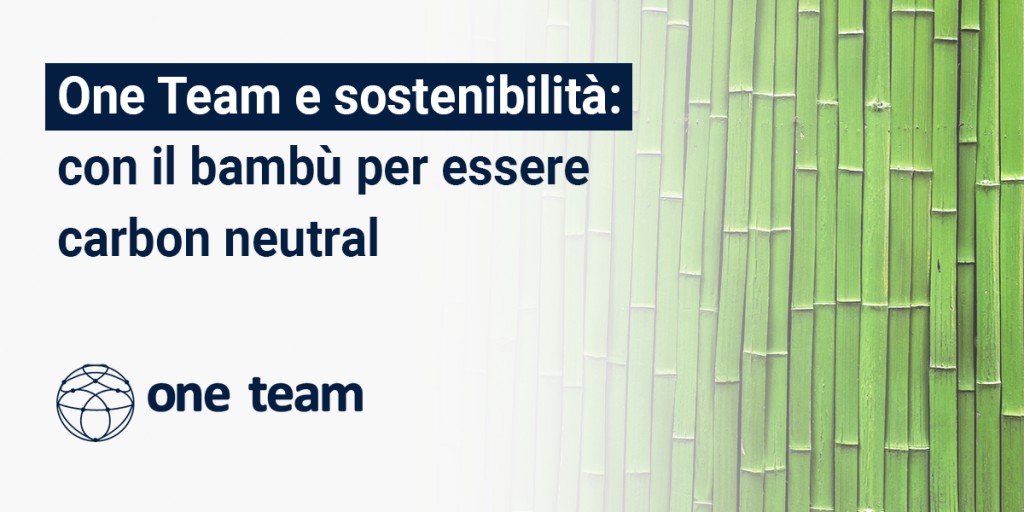 One Team Sostenibilità