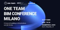 One Team BIM Conference Milano 2026, dalla progettazione al cantiere